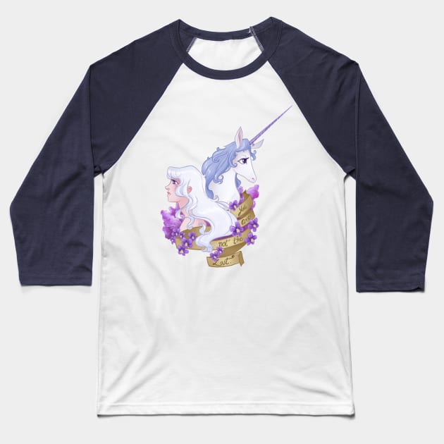 Not the Last Unicorn Baseball T-Shirt by capnflynn